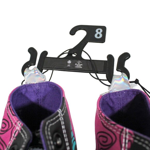 NWT Nightmare Before Christmas High Top Sneakers Pastel Goth Size 8 - Picture 9 of 10